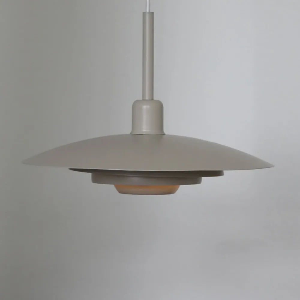 Markslöjd Pendellamper > Hængelampe Piny, beige, Ø 35 cm, metal, E27