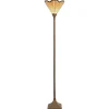 Clayre&Eef Gulvlamper > Marla - gulvlampe i Tiffany-stil