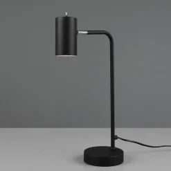 Trio Lighting Arbejdsrum/Kontor|Bordlamper > Marley bordlampe, sort, højde 45 cm, metal