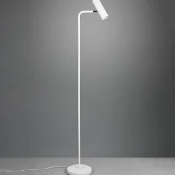 Trio Lighting Gulvlamper|Gulvlamper > Marley gulvlampe, hvid, højde 151 cm, metal