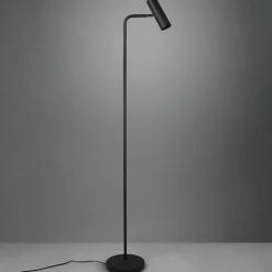 Trio Lighting Gulvlamper|Gulvlamper > Marley gulvlampe, sort, højde 151 cm, metal
