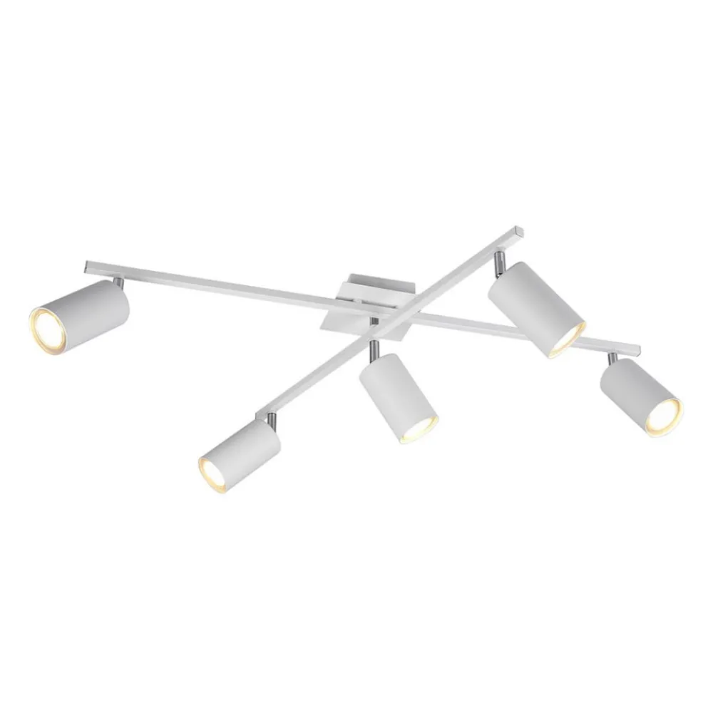 Trio Lighting Loftlamper|Spotlights > Marley loftspot mat hvid 5 lyskilder