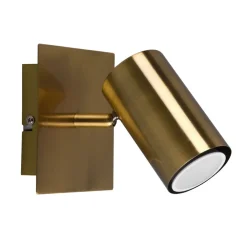 Trio Lighting Loftlamper|Spotlights > Marley vægspot, antik messing