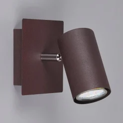 Loftlamper|Spotlights ^ Trio Lighting Marley vægspot i rustfarvet metal