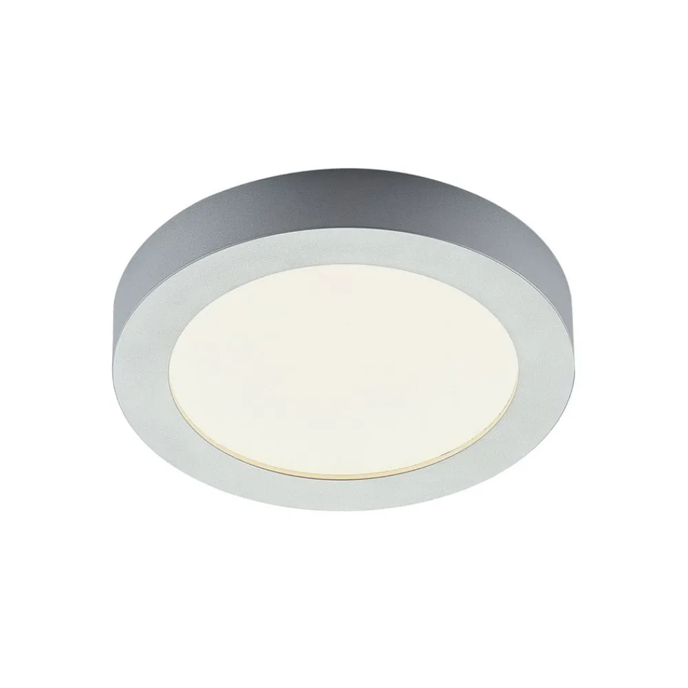 Loftlamper ^ Arcchio Marlo LED-loftlampe sølv 3000K rund 25,2cm