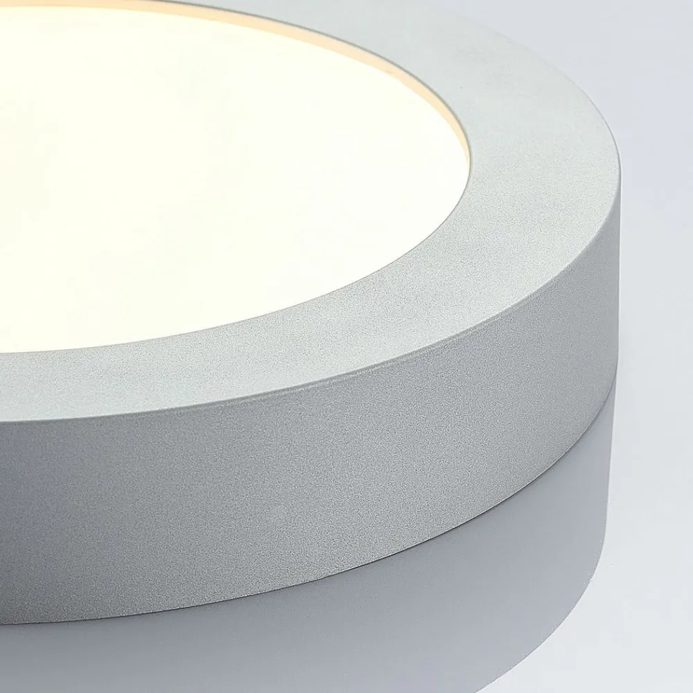 Loftlamper ^ Arcchio Marlo LED-loftlampe sølv 3000K rund 25,2cm