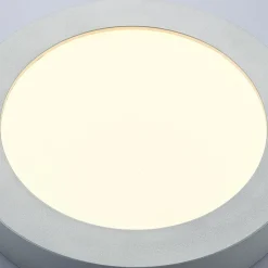 Loftlamper ^ Arcchio Marlo LED-loftlampe sølv 3000K rund 25,2cm