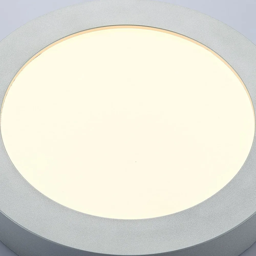 Loftlamper ^ Arcchio Marlo LED-loftlampe sølv 3000K rund 25,2cm
