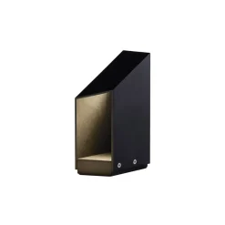 MARSET Sokkellamper > LED-sokkellampe Domus, højde 26 cm, sort, aluminium