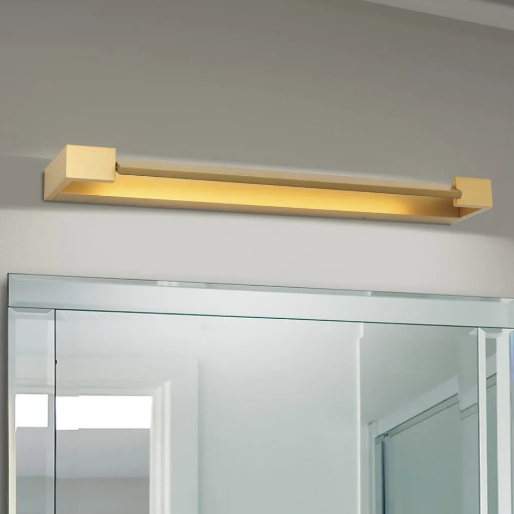 ORION Væg- Og Spejllamper > Marylin væglampe til badeværelset, længde 60 cm, guld, aluminium