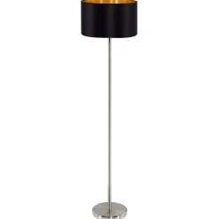 EGLO Gulvlamper|Gulvlamper > Maserlo ædel stof-gulvlampe