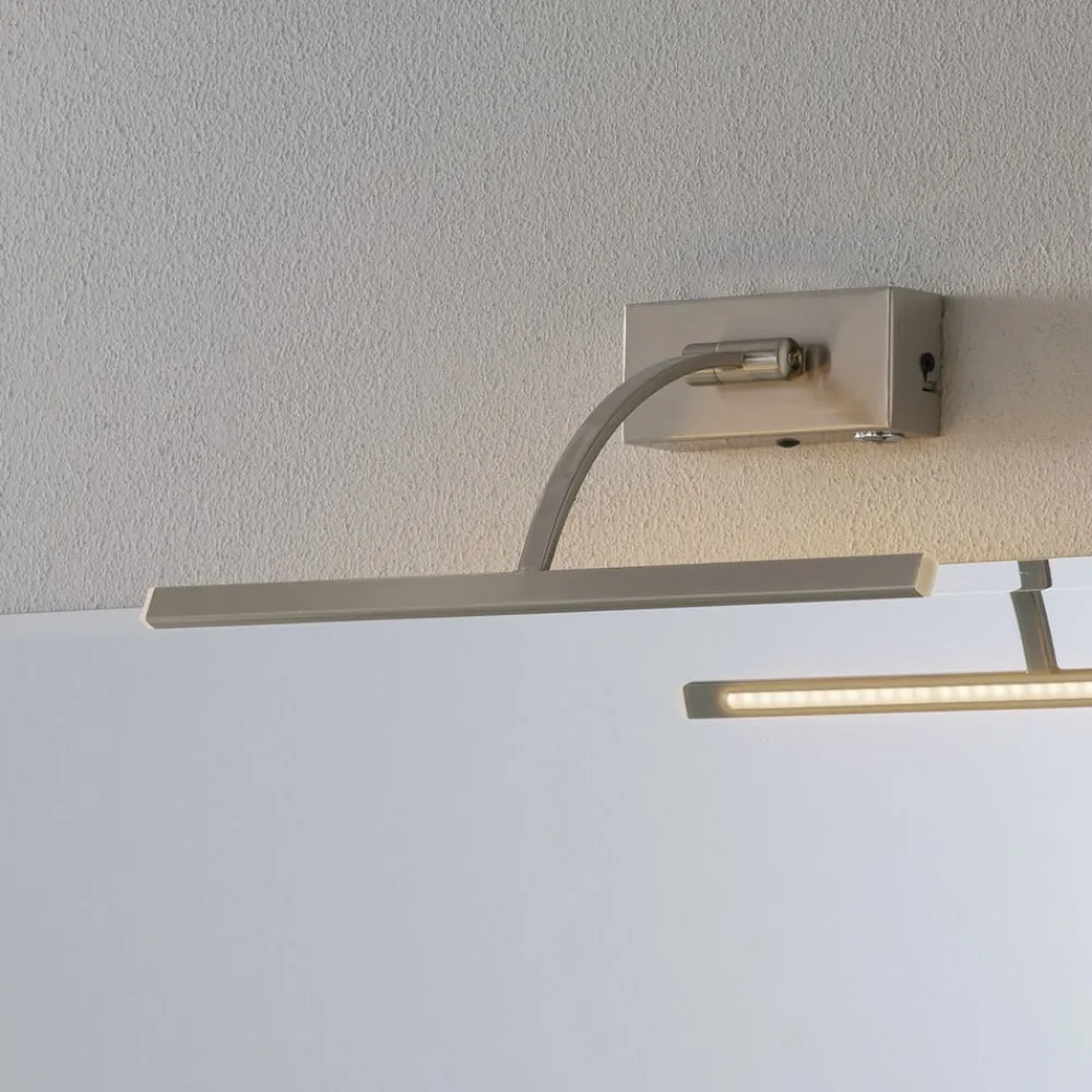 Væg- Og Spejllamper|Væglamper ^ Freelight Matisse LED-væglampe, bredde 34 cm, sølv
