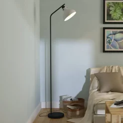 Gulvlamper|Gulvlamper ^ EGLO Matlock gulvlampe, højde 158 cm, grå/sort