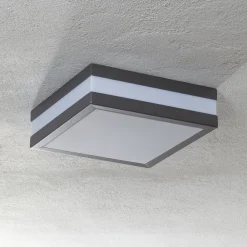 Brilliant Udendørs Loftlamper > Matteo udendørs loftlampe, 2 x E27, IP44, antracit