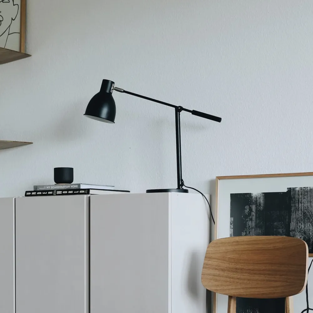 Maul Arbejdsrum/Kontor|Bordlamper > finja bordlampe, sort, metal, justerbar