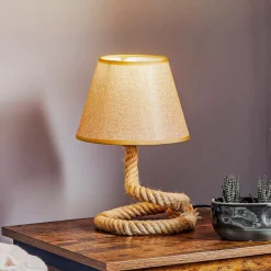 ONLI Bordlamper > Mauli bordlampe lavet af reb og stof
