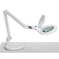 Maul Arbejdsrum/Kontor|Bordlamper > makro LED arbejdslampe, hvid, 46 cm, stativ