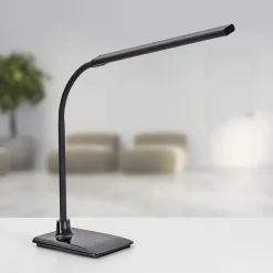 Maul Arbejdsrum/Kontor|Bordlamper > pirro LED-bordlampe, sort, 37 cm, dæmpbar
