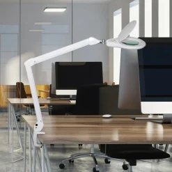 Maul Arbejdsrum/Kontor|Bordlamper > source LED-forstørrelseslys, hvid, 51 cm, dæmpbar