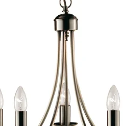 Lysekroner ^ Searchlight MAYPOLE stilfuld lysekrone med 5 lyskilder