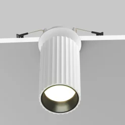 Maytoni Arbejdsrum/Kontor|Loftlamper > Calipso indbygningslampe, hvid, drejelig, GU10