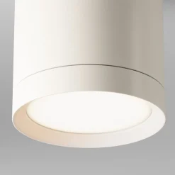 Loftlamper ^ Maytoni downlight Hoop, hvid, højde 10 cm, Ø 8,5 cm, aluminium GX53