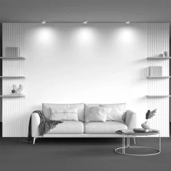 Maytoni Gang|Loftlamper > downlight Hoop, hvid, højde 5 cm, Ø 8,5 cm, aluminium, GX53