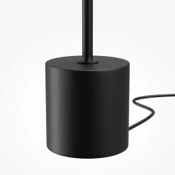 Maytoni Gulvlamper > Evolution LED-gulvlampe, sort/hvid, højde 158 cm