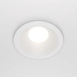 Maytoni Loftlamper|Loftlamper > forsænket loftlampe Zoom hvid Ø 8,5 cm aluminium IP65 GU10