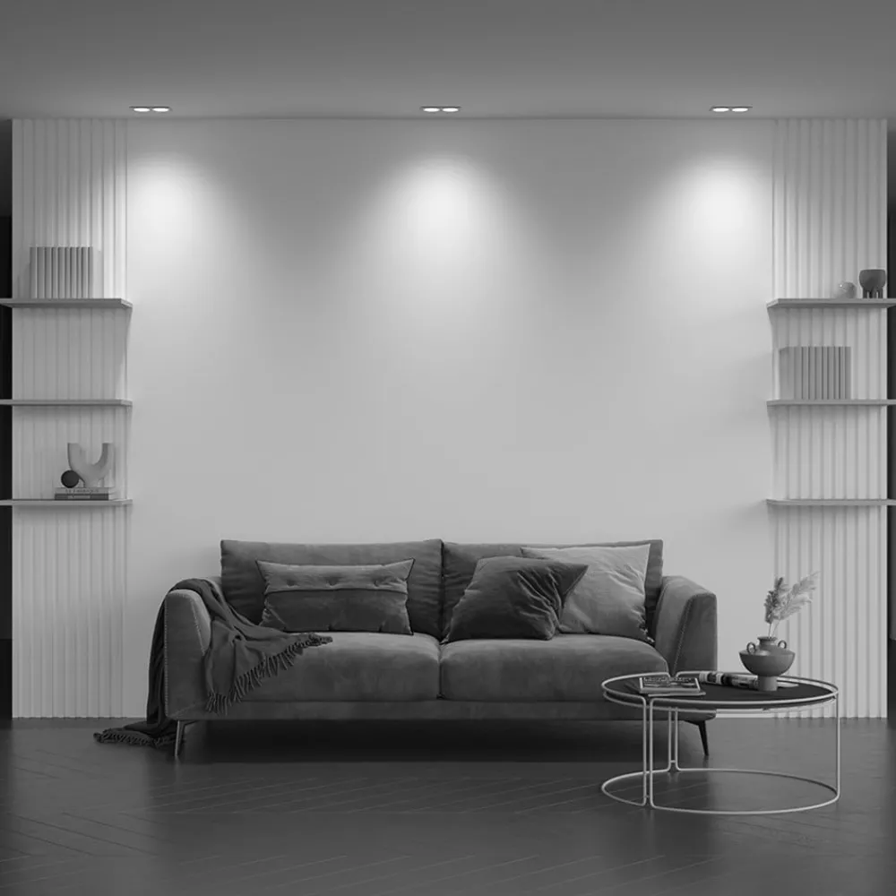 Maytoni Indbygningsspots|Spotlights > forsænket loftlampe Zoom hvid 17 x 9 cm 2 lyskilder IP65