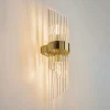 Væglamper|Væglamper ^ Maytoni Frame væglampe, 2 lyskilder, højde 46 cm, guld/klar