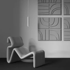 Pendellamper|Pendellamper ^ Maytoni hængelampe Calipso, hvid, Ø 5,6 cm, aluminium, GU10