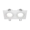 Loftlamper|Spotlights ^ Maytoni indbygningslampe Atom, hvid, 2 lyskilder, 17,5 x 9,2 cm
