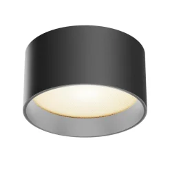 Loftlamper ^ Maytoni LED-downlight Vega, sort, Ø 14 cm, 15W, aluminium