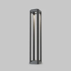 Maytoni Gadebelysning > LED-gadelampe Royal Mile, grå, højde 80 cm, aluminium