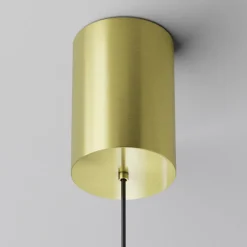 Maytoni Arbejdsrum/Kontor > LED-hængelampe Plato, messing, Ø 18,5 cm, aluminium