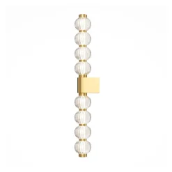 Maytoni Væglamper > LED-væglampe Amulet, lineær, 76 cm, klar/guld