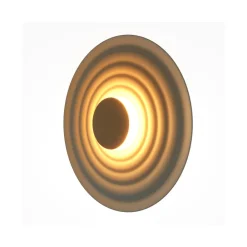 Gang|Væglamper ^ Maytoni LED-væglampe Nami, grøn-beige, Ø 40 cm, aluminium