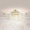 Maytoni Loftlamper > loftlampe Ottilia, Ø 65 cm, guldfarvet, krystal