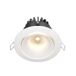 Maytoni Indbygningsspots > Yin LED indbygningslampe, IP20, 3000K, triac, hvid