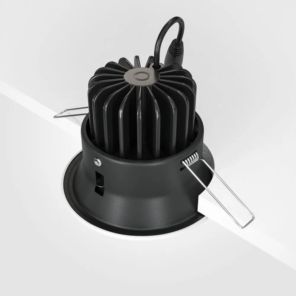 Maytoni Indbygningsspots > Yin LED indbygningslampe, IP20, 3000K, triac, hvid