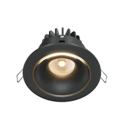 Maytoni Indbygningsspots > Yin LED indbygningslampe, IP20, 3000K, triac, sort