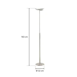 Gulvlamper|Gulvlamper ^ HighLight Med todelt skærm – LED-gulvlampe Sapporo