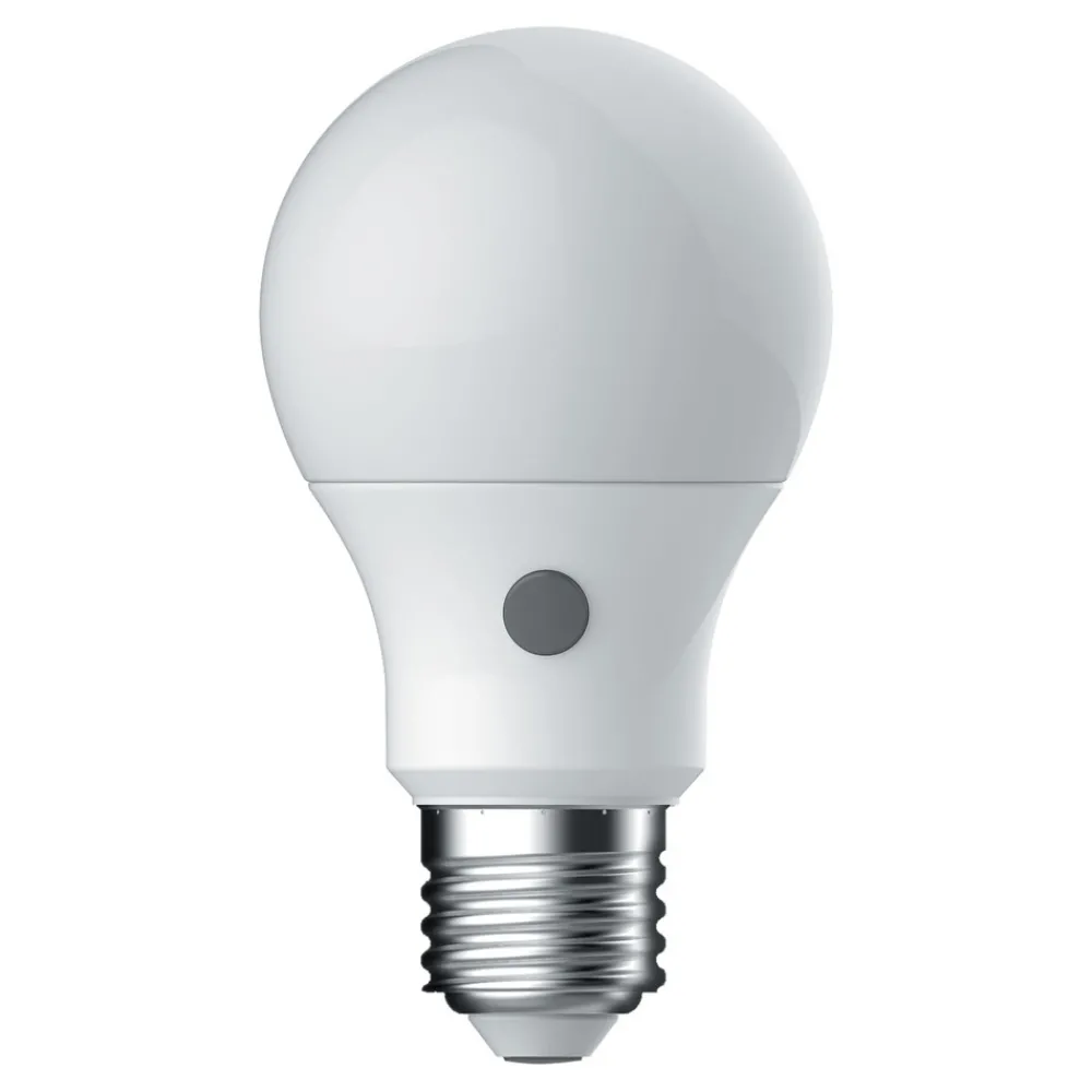 Led Pærer ^ MEGAMAN E27 LED-pære, 7,3 W, 2700 K, sensor