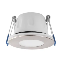 MEGAMAN Loftlamper|Indbygningsspots > LED-indbygningsspot Tego Slim, 10-pak, 2.800 K, nikkel