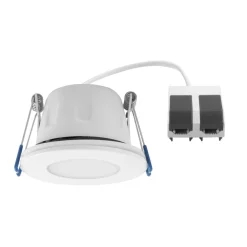MEGAMAN Loftlamper|Indbygningsspots > LED-indbygningsspot Tego Slim, 2.800 K, hvid, IP65, 1 stk