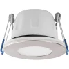 MEGAMAN Loftlamper > LED-indbygningsspot Tego Slim, 2.800 K, nikkel, IP65, 1 stk.