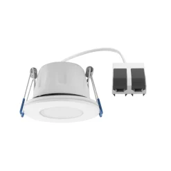 Loftlamper ^ MEGAMAN LED-indbygningsspot Tego Slim, 10-pak, 4.000 K, hvid