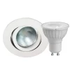 MEGATRON Loftlamper|Indbygningsspots > DecoclicSet LED-indb.spot GU10 5 W hvidt