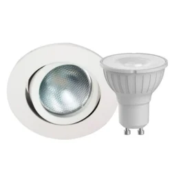 MEGATRON Loftlamper|Indbygningsspots > DecoclicSet LED-indb.spot GU10 5 W hvidt